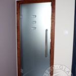 Pojedyncze drzwi szklane firmy Vitroglass