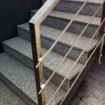 Metalowa balustrada do schodów